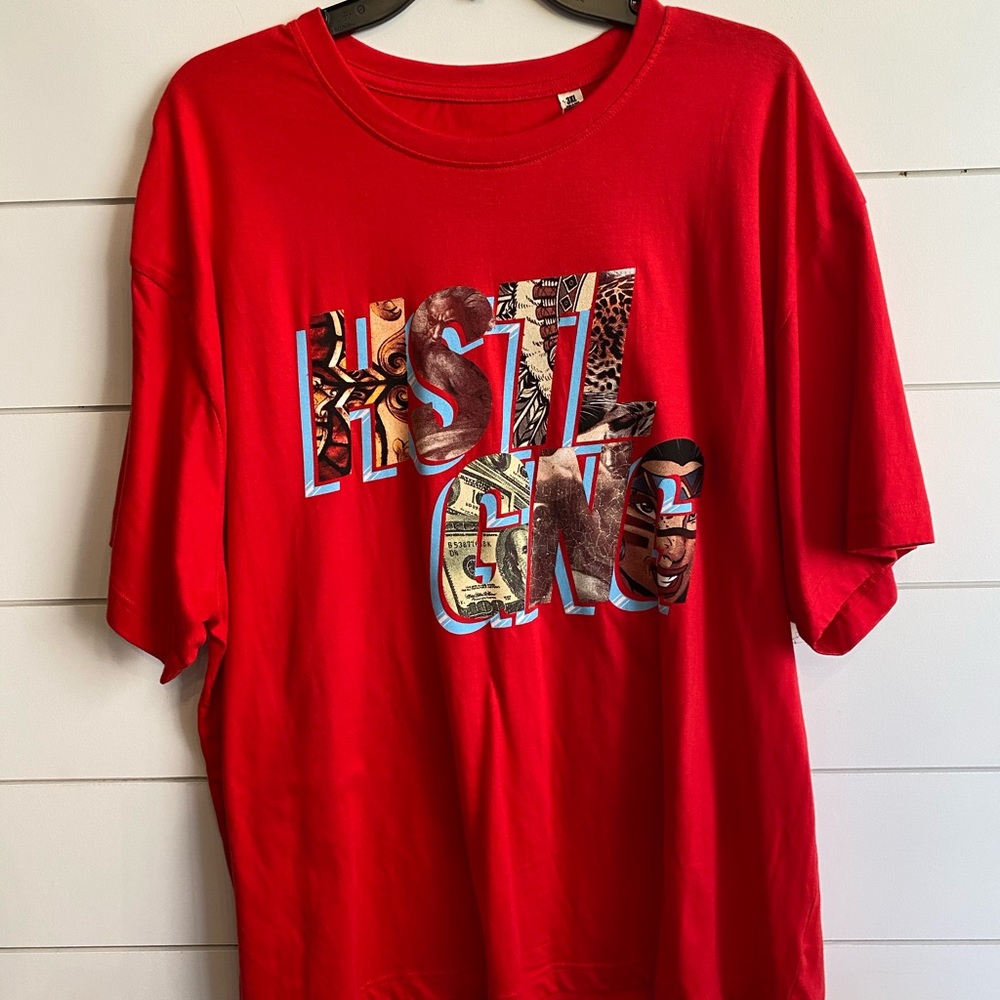 Hustle Gang Pop Hustle red T-shirt , NWT, …